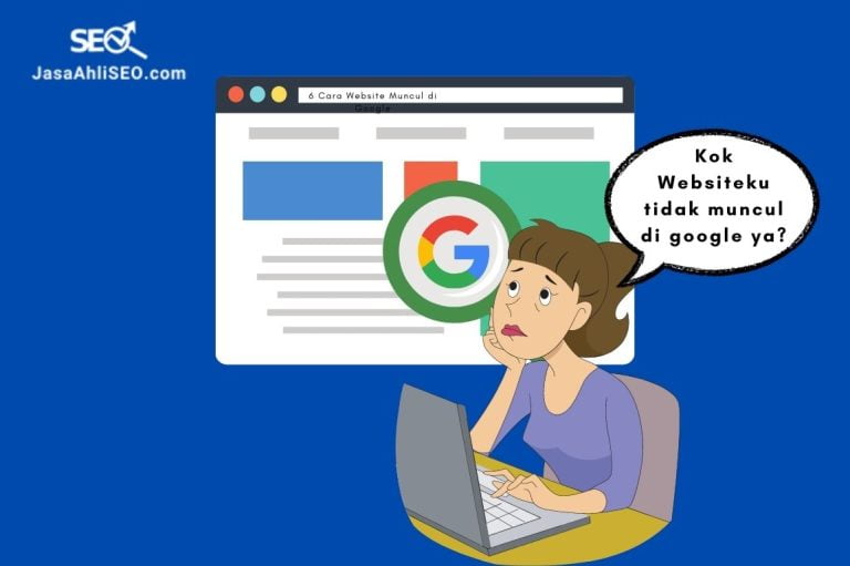 cara website muncul di google