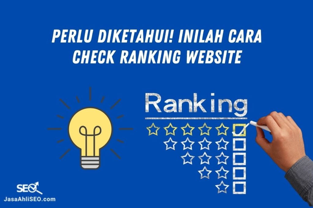 cara check ranking website