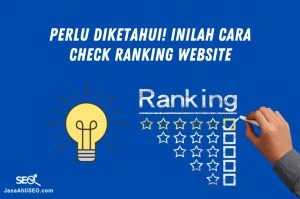 cara check ranking website