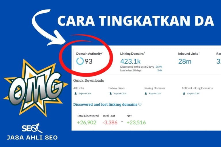 Cara Menaikkan Domain Authority