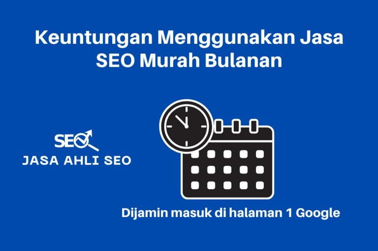 jasa seo murah bulanan