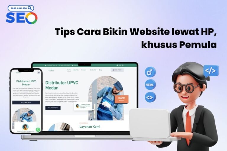 Tips Cara Bikin Website lewat HP, khusus Pemula