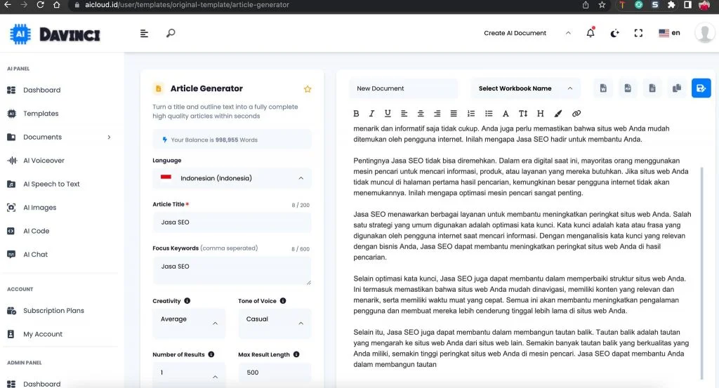 Update Algoritma Google Core dan Update Spam Maret 2024 pada SEO ai konten generator