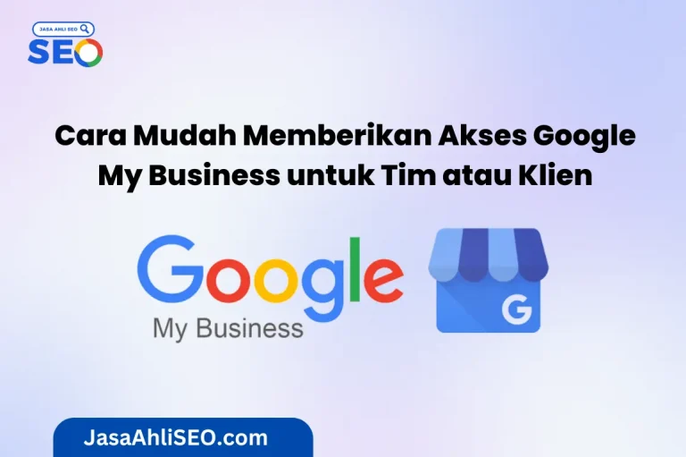 Akses Google My Business