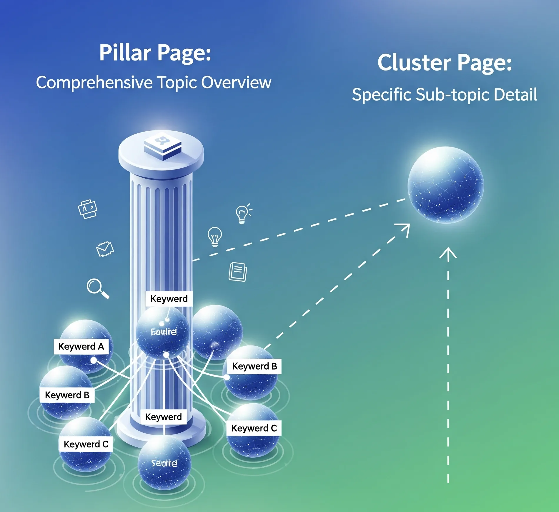 Pillar Page vs Cluster Page: Apa Bedanya dan Mana yang Lebih Efektif? Pillar Page vs Cluster Page